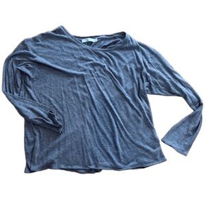 Vince Long Sleeve Lightweight Gray Top Size Medium